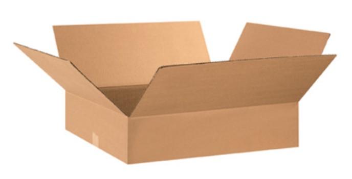 Regular Slotted Container (RSC) 28X16X7 IN Corrugated Cardboard C-Flute 200# Glued Join 1/Each
