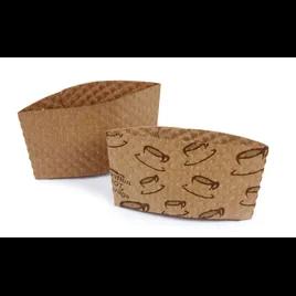 Bagcraft® Java Jacket® Cup Sleeve 4.7X2.5 IN Kraft Artisan For Fits 12-24OZ Cups 1300/Case