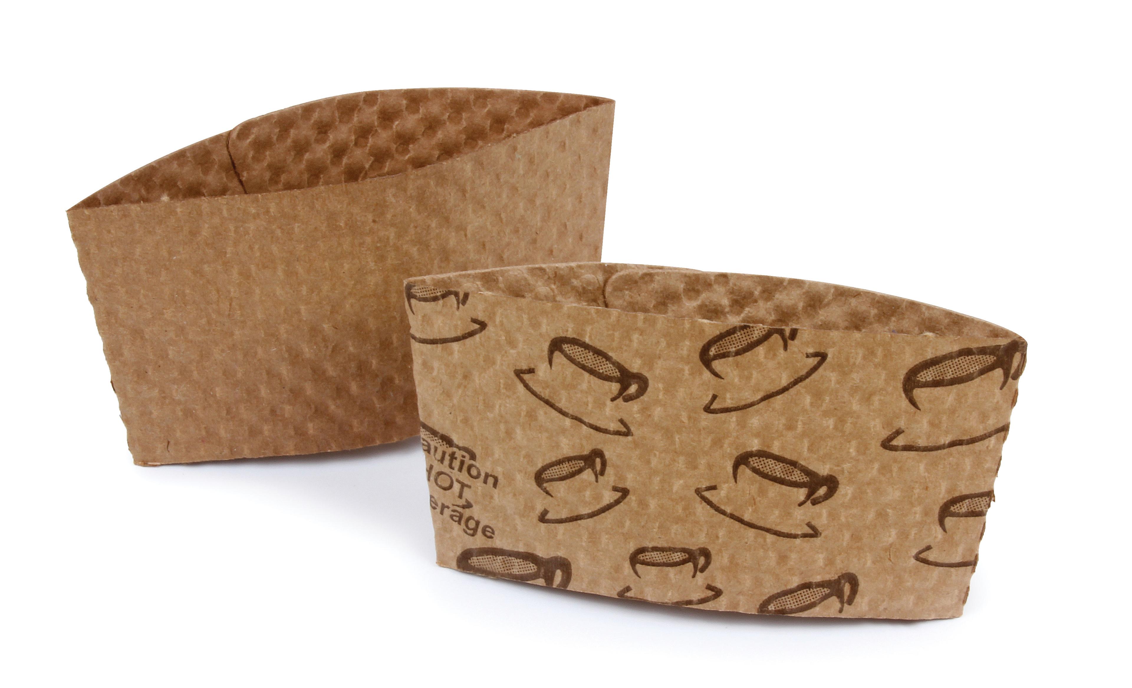 Bagcraft® Java Jacket® Cup Sleeve 4.7X2.5 IN Kraft Artisan For Fits 12-24OZ Cups 1300/Case
