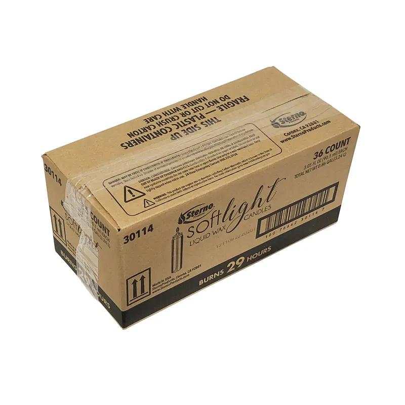 SoftLight® Liquid Candle 1.4X5.1 IN 29-HR 36/Case