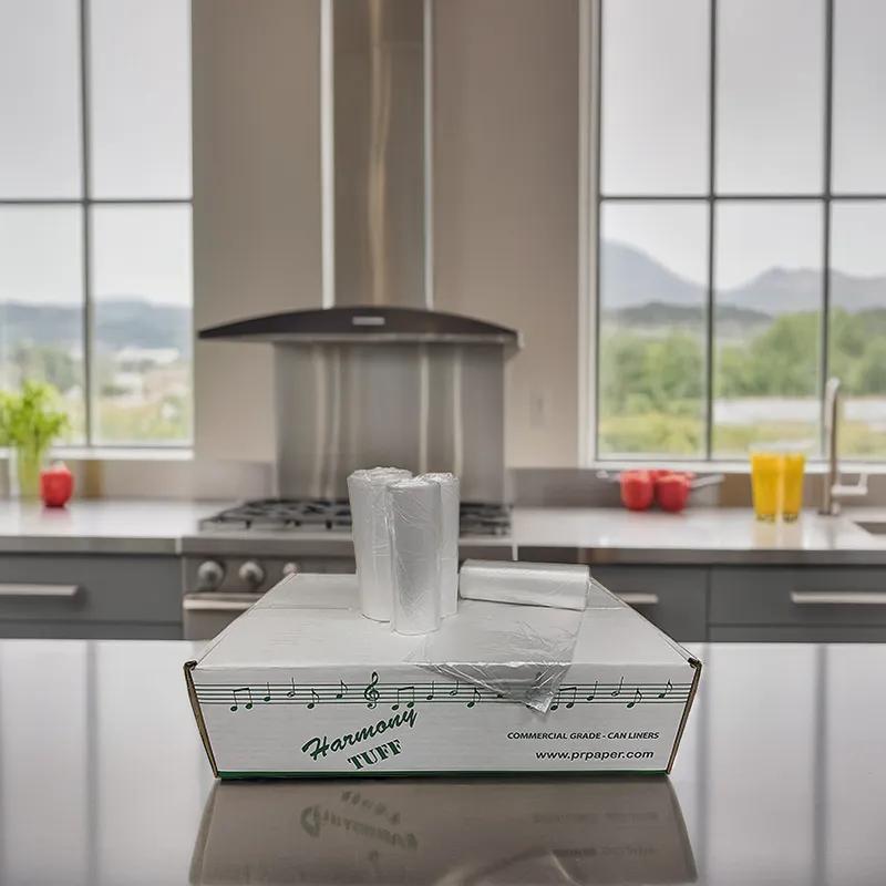 Liner 24X33 IN 16 GAL Clear LDPE 1MIL 250/Case