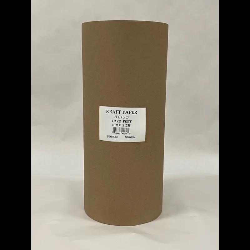 36IN X1025FT Paper 50LB Kraft 1/Roll