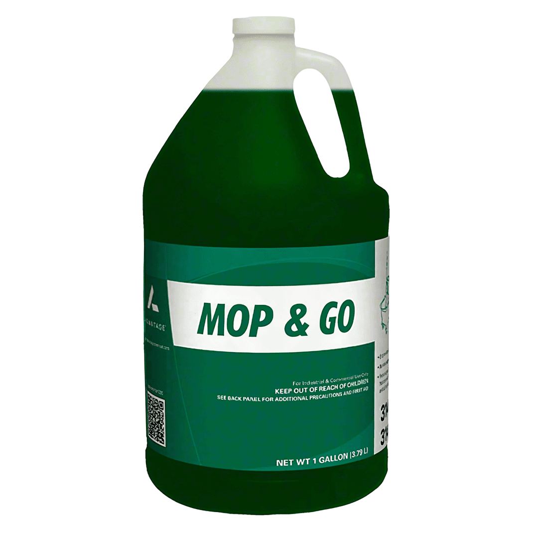 Mop & Go Floor Cleaner 1 GAL Liquid No Rinse Enzymatic 2/Case