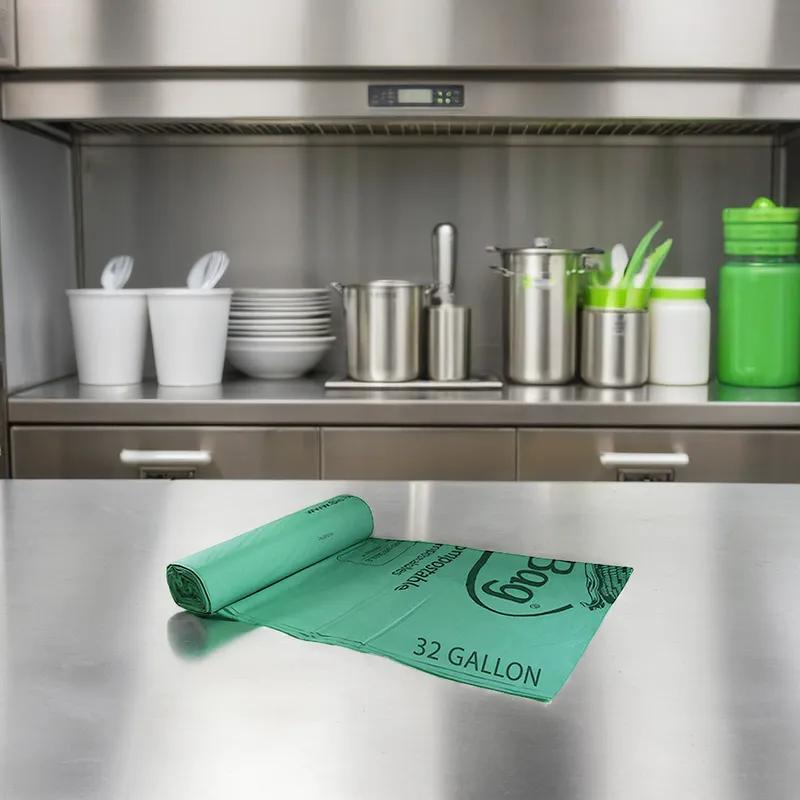 Liner 33X39 IN Green 0.88MIL Star Seal 120/Case