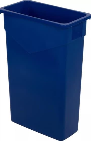 TrimLine™ Trash Can 11X20X30 IN 23 GAL Blue Rectangle LLDPE 4/Each