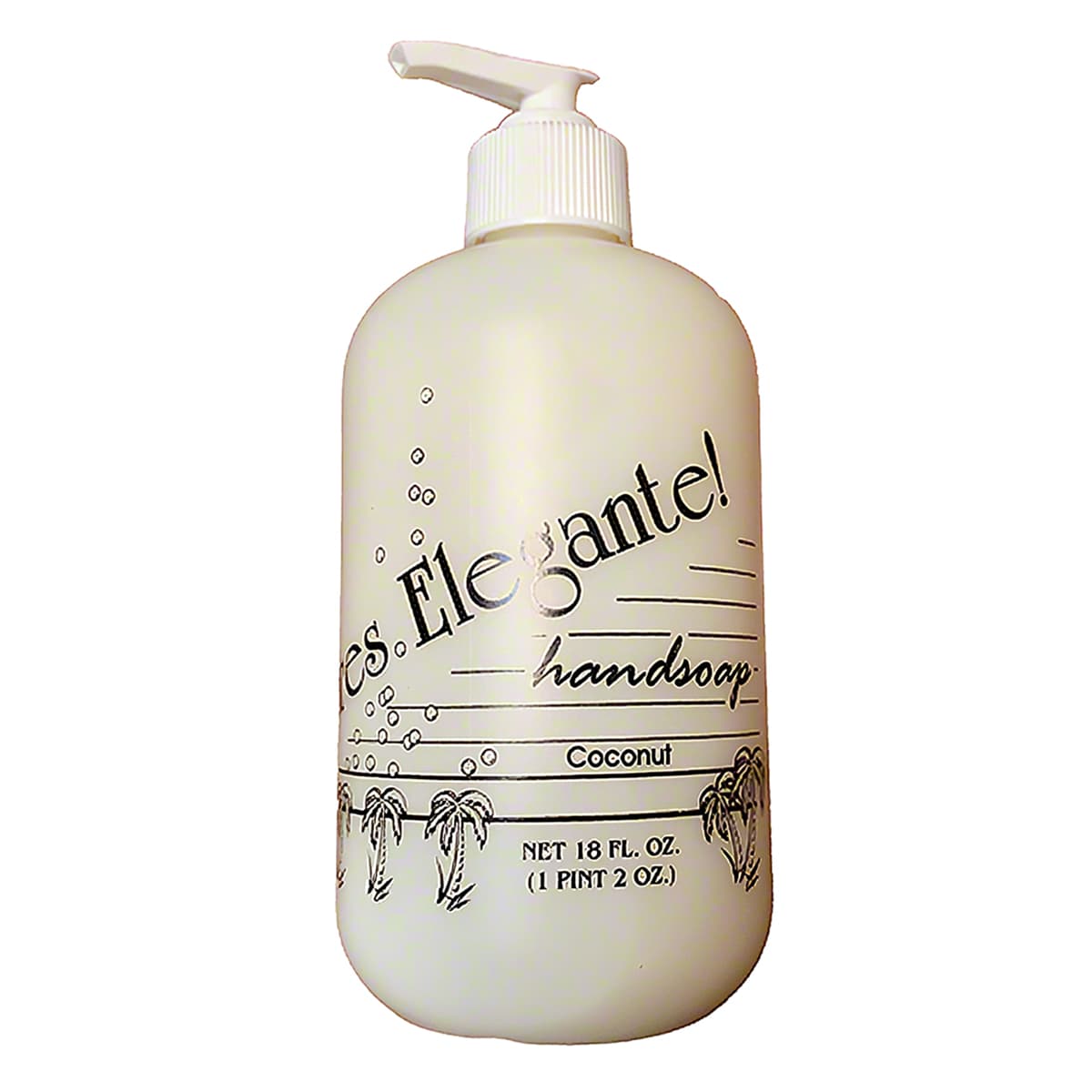 Tres-Elegant Hand Soap Pump Bottle 18 OZ 12 Count/Case