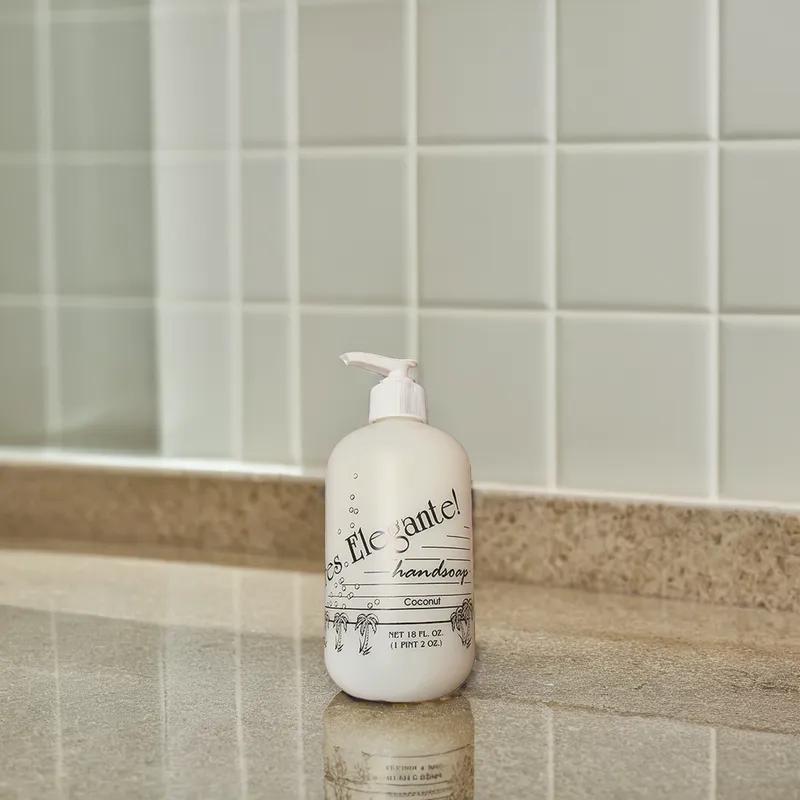 Tres-Elegant Hand Soap Pump Bottle 18 OZ 12 Count/Case