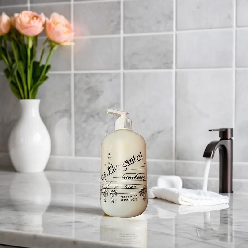 Tres-Elegant Hand Soap Pump Bottle 18 OZ 12/Case