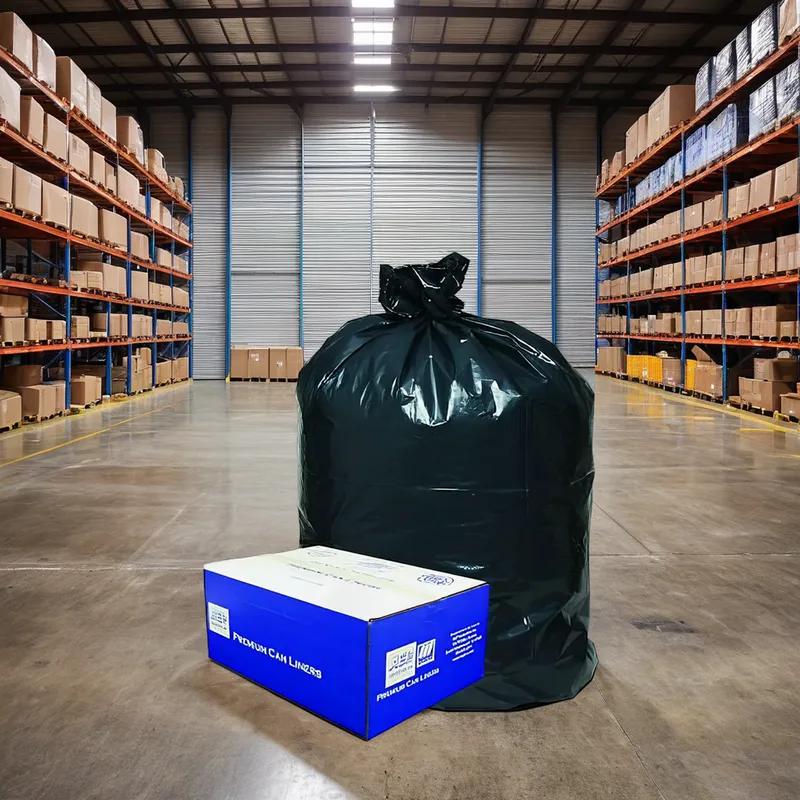 Liner 40X46 IN 1.4 mL Black 1.4MIL 100 Count/Pack 1 Packs/Case