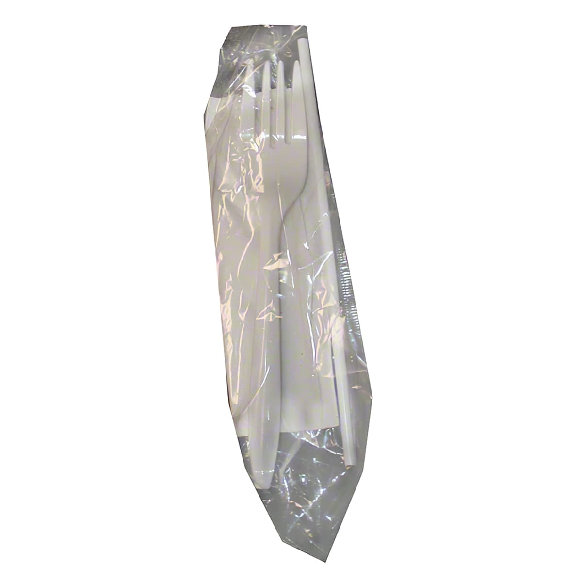 3PC Cutlery Kit With Napkin,Fork,Milk Straw 1000/Case