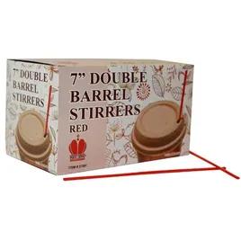 Poly King® Stirrer 7 IN Red Double 1000/Box