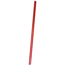 Poly King® Jumbo Straw 7.75 IN Red Unwrapped 2500/Case