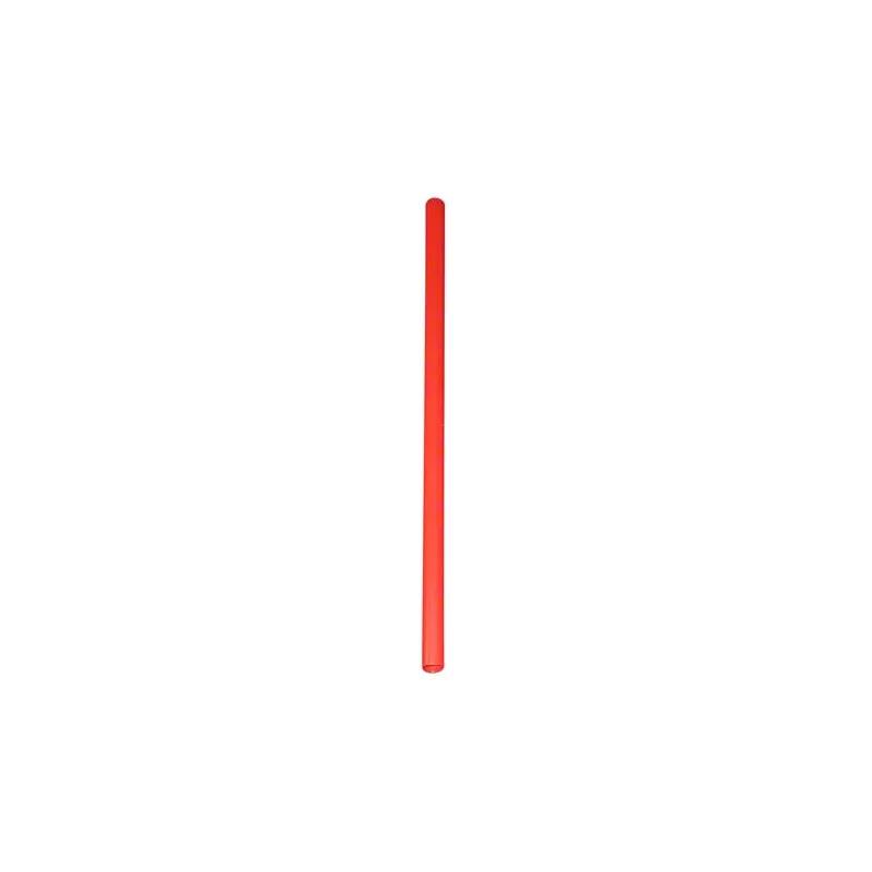 Poly King® Giant Straw 7.75 IN Red Unwrapped 1500/Case