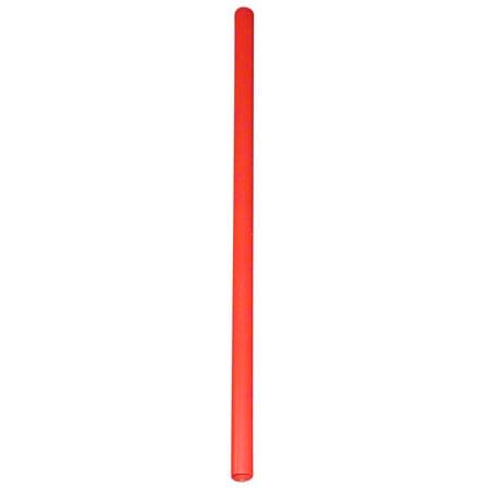 Poly King® Giant Straw 7.75 IN Red Unwrapped 1500/Case