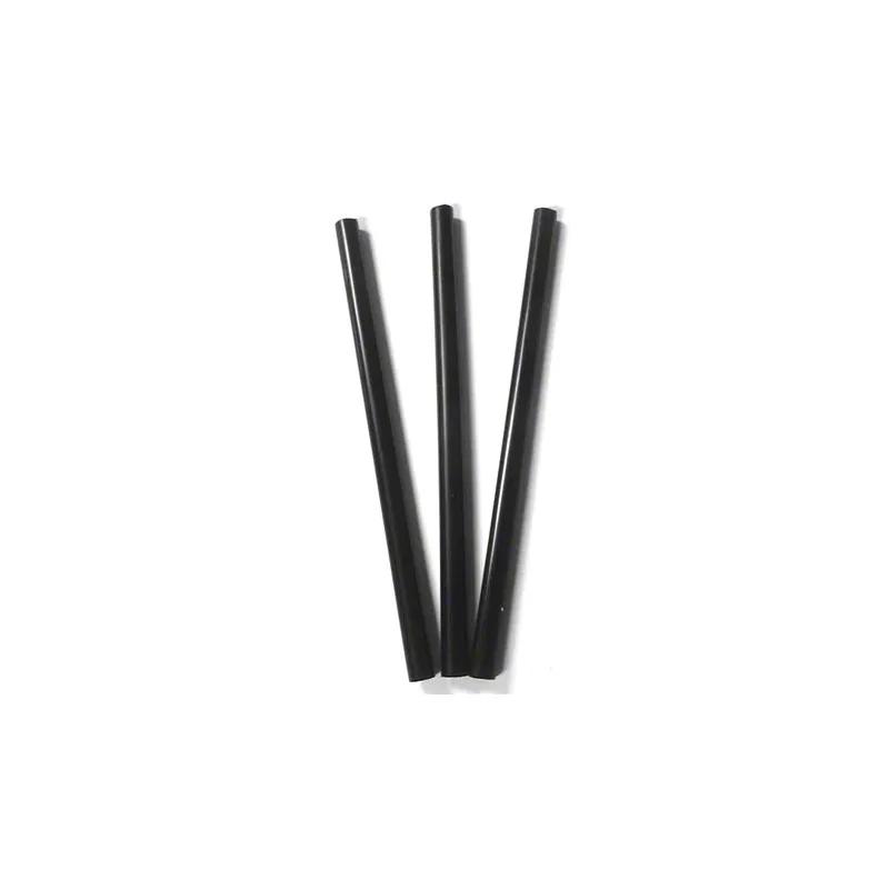 Poly King® Giant Straw 5.75 IN Black Unwrapped 2500/Case
