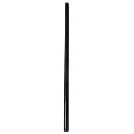 Poly King® Giant Straw 10.25 IN Black Unwrapped 1500/Case