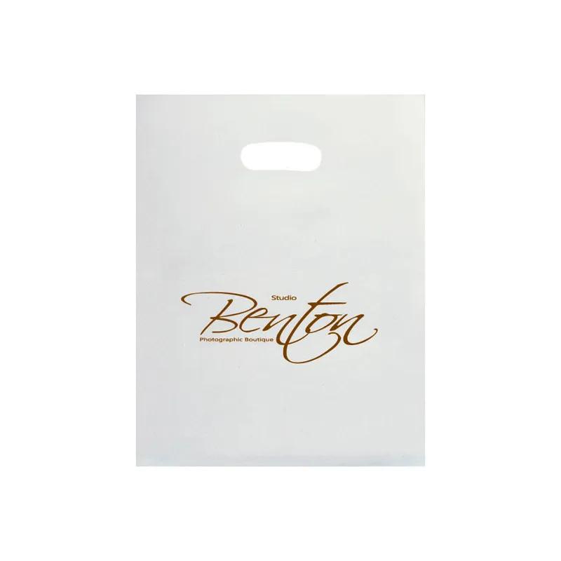 Tote Bag 10X5X13 IN 4MIL With Die Cut Handle Closure 250/Case