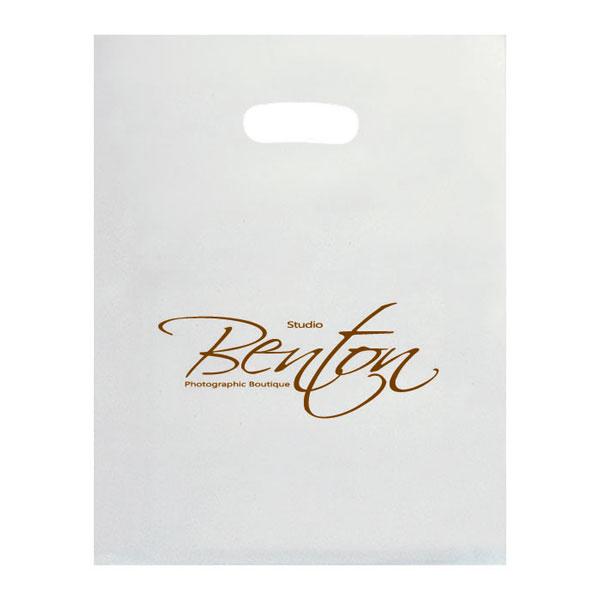 Tote Bag 10X5X13 IN 4MIL With Die Cut Handle Closure 250/Case
