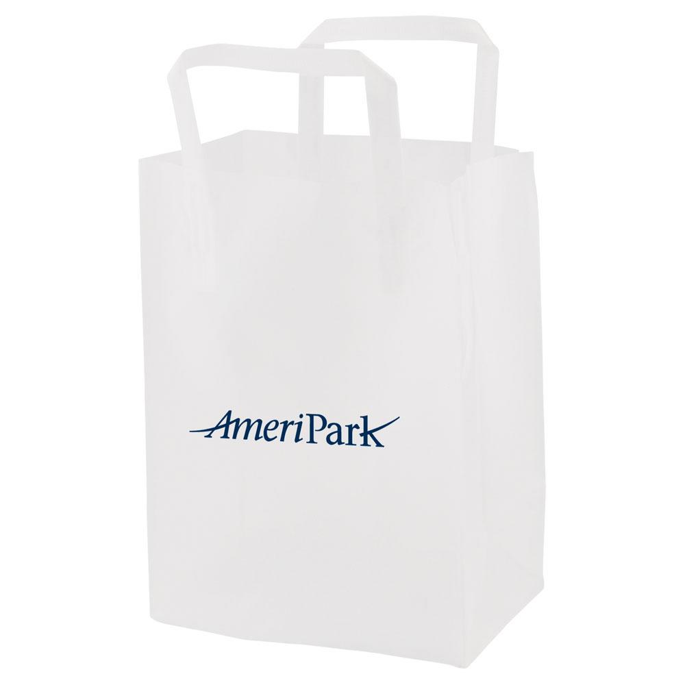 Bag 8X5X10 IN Clear Frosted Tri-Fold 250/Case