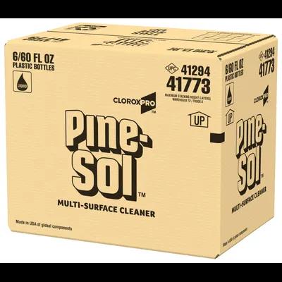 Pine-Sol® Pine Disinfectant Cleaner Deodorizer 60 OZ Multi Surface Liquid Antibacterial 6/Case