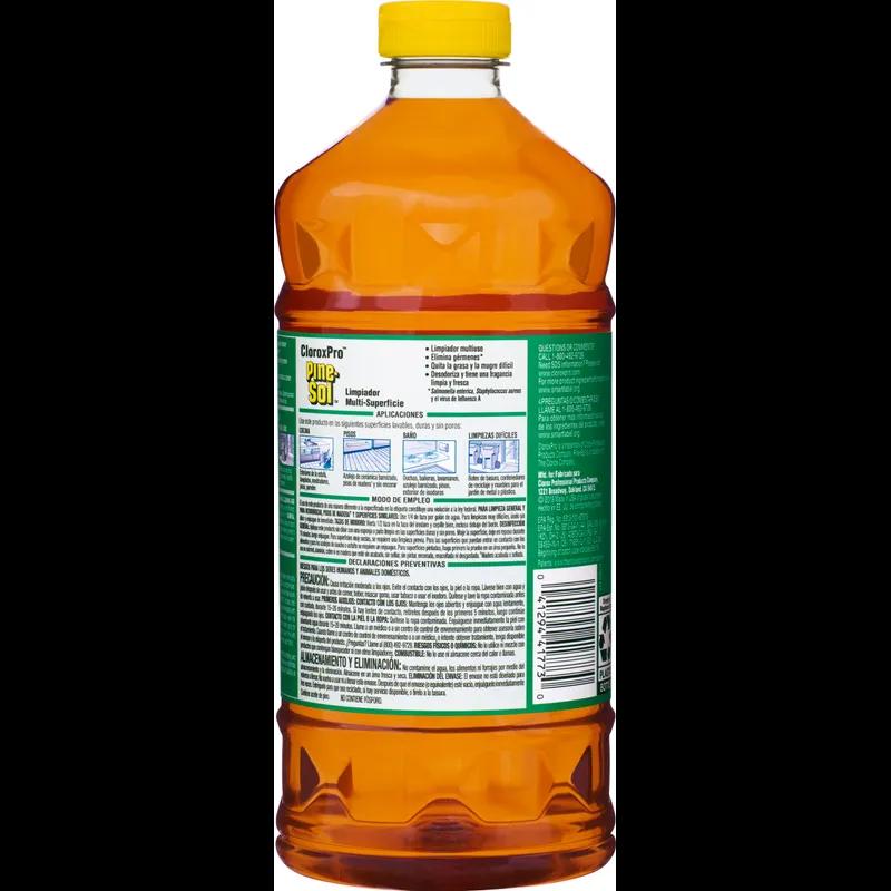 Pine-Sol® Pine Disinfectant Cleaner Deodorizer 60 OZ Multi Surface Liquid Antibacterial 6/Case