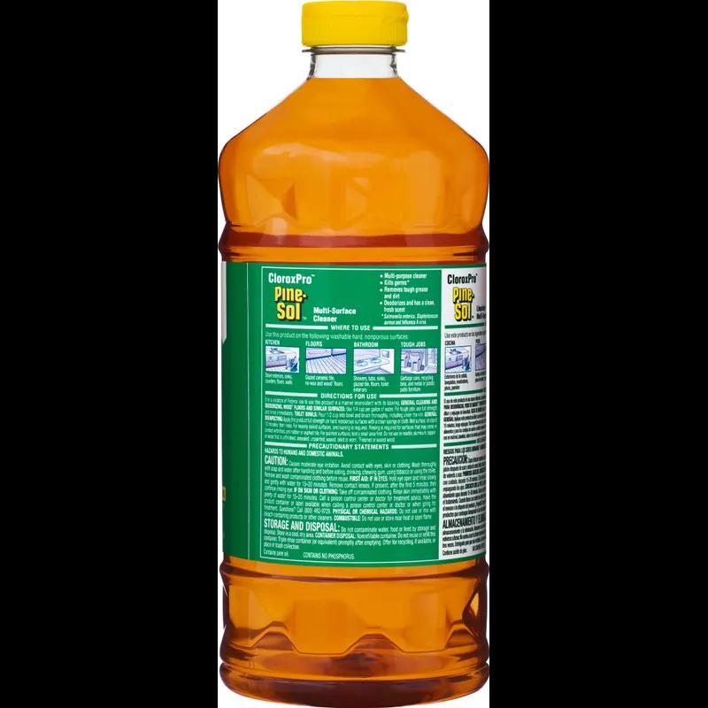 Pine-Sol® Pine Disinfectant Cleaner Deodorizer 60 OZ Multi Surface Liquid Antibacterial 6/Case