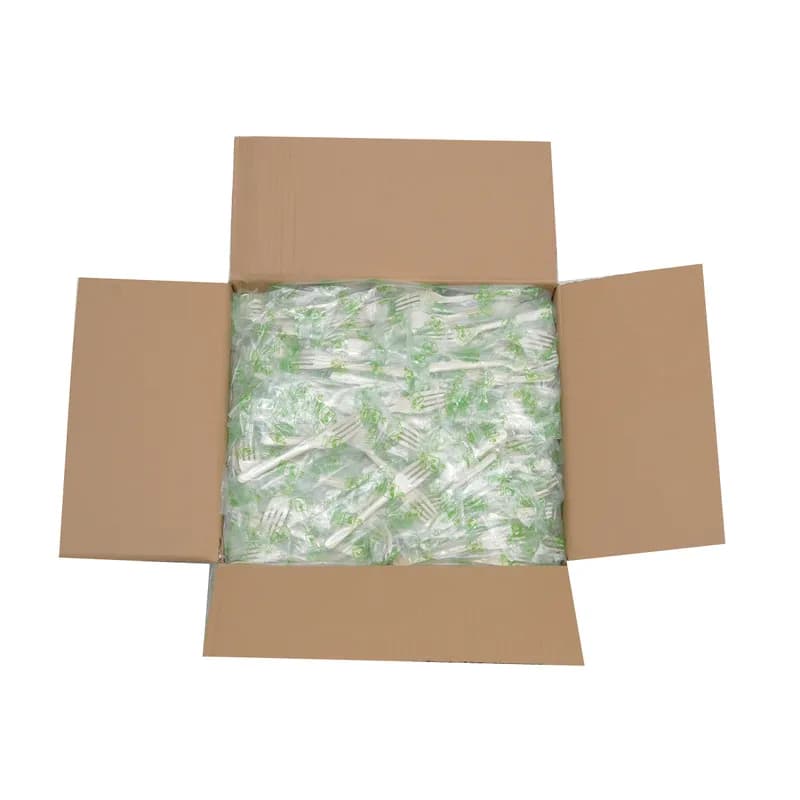 Fork 6 IN PSM White Individually Wrapped 750/Case