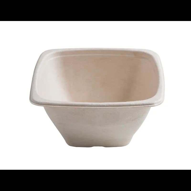 Conserveware Bowl 32 OZ Sugarcane Tan Square 300/Case