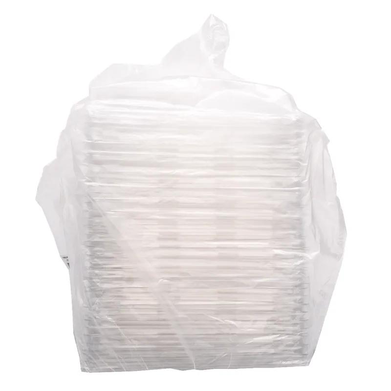 Lid 10.25X10.25 IN PE Clear Square For Container Vented 200/Case