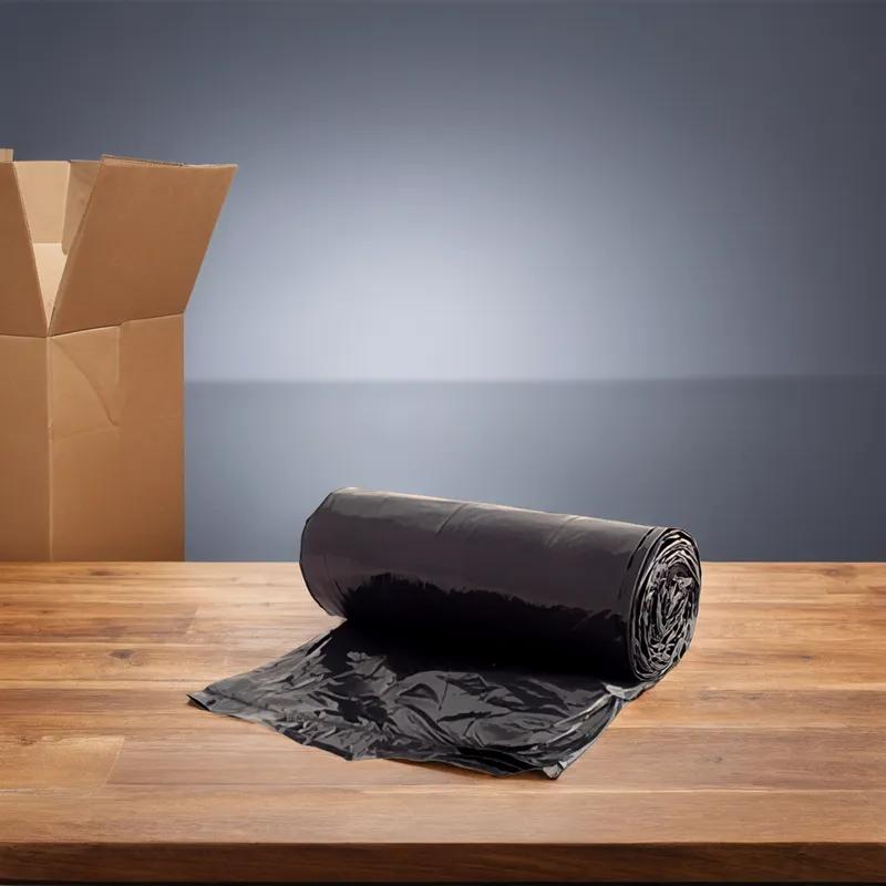 Liner 43X46 IN Black LDPE 1.5MIL Gusset Seal 100/Case