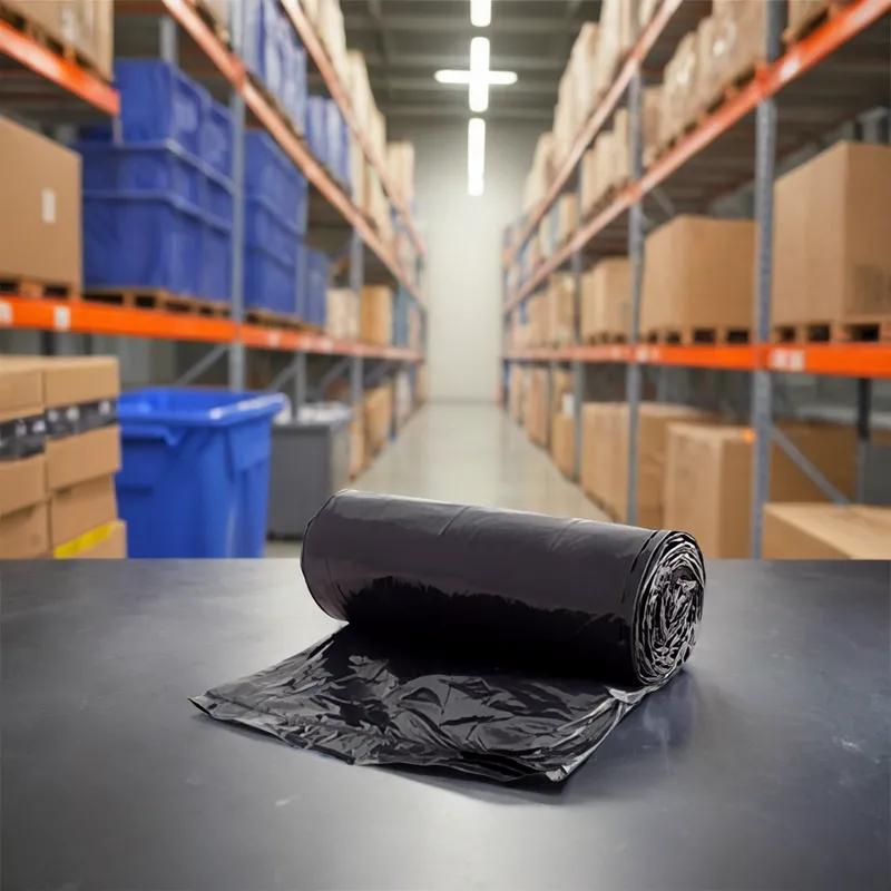 Liner 43X46 IN Black LDPE 1.5MIL Gusset Seal 100/Case