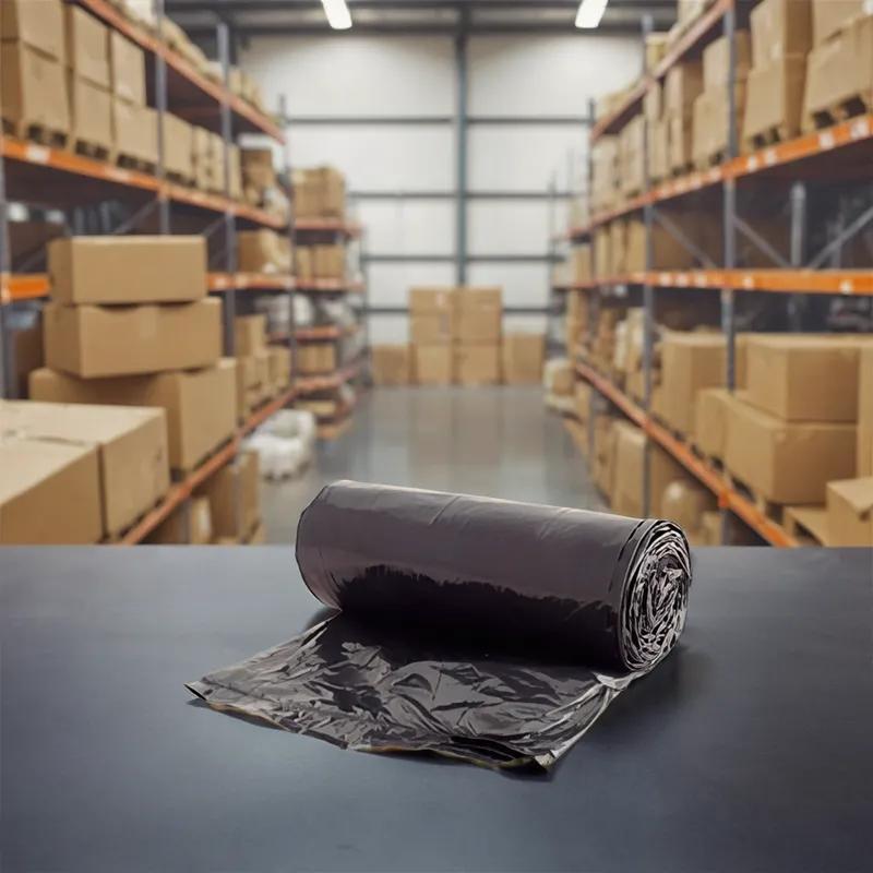 Liner 43X46 IN Black LDPE 1.5MIL Gusset Seal 100/Case