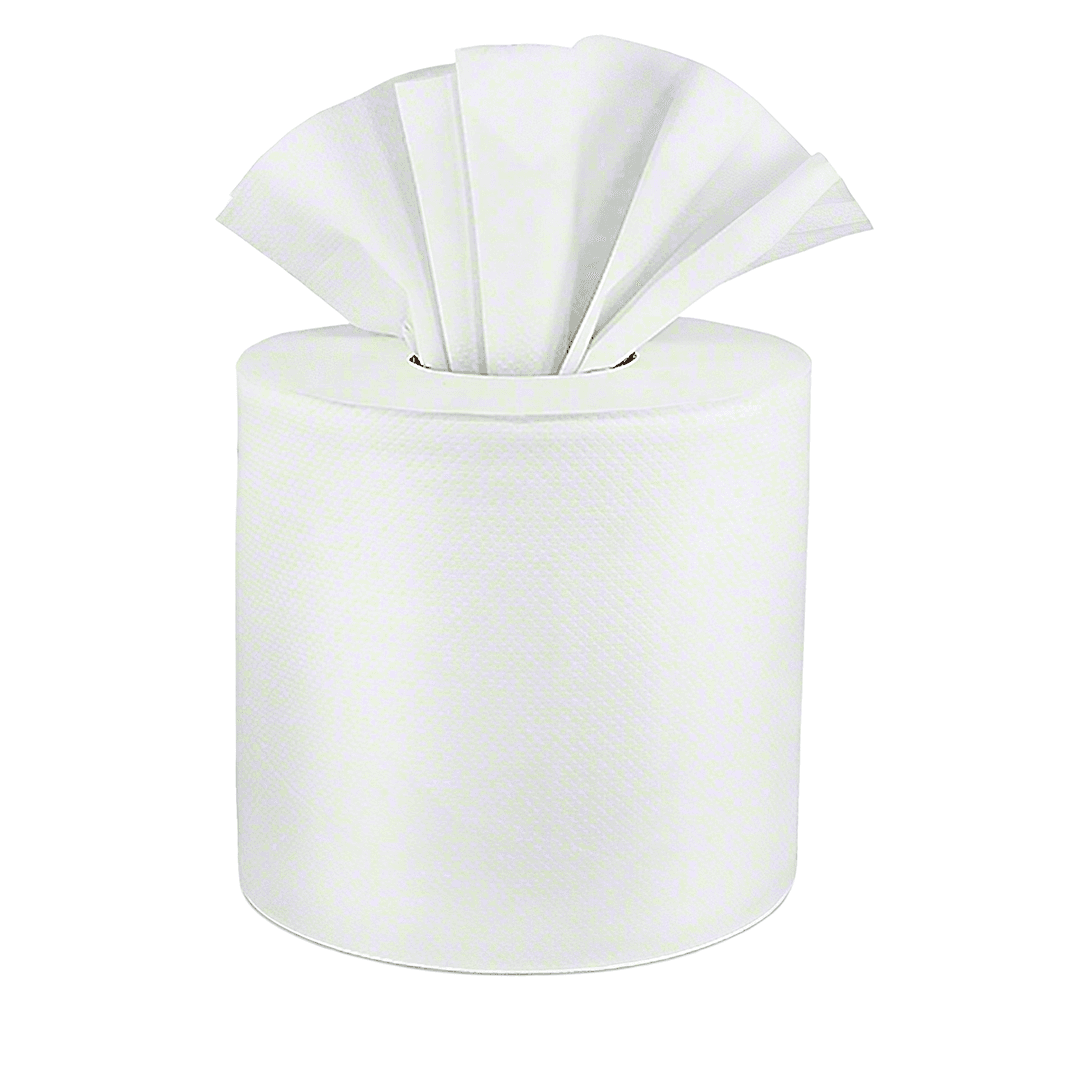 Livi® Roll Paper Towel 7IN X550FT 2PLY Rapidly Renewable Fiber (RRF) White Embossed Centerpull 6/Case