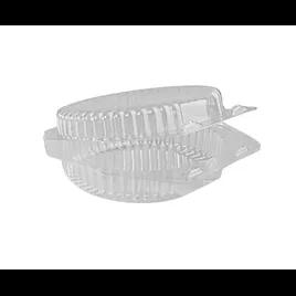 Take-Out Container Hinged Small (SM) PET Clear Round 300/Case