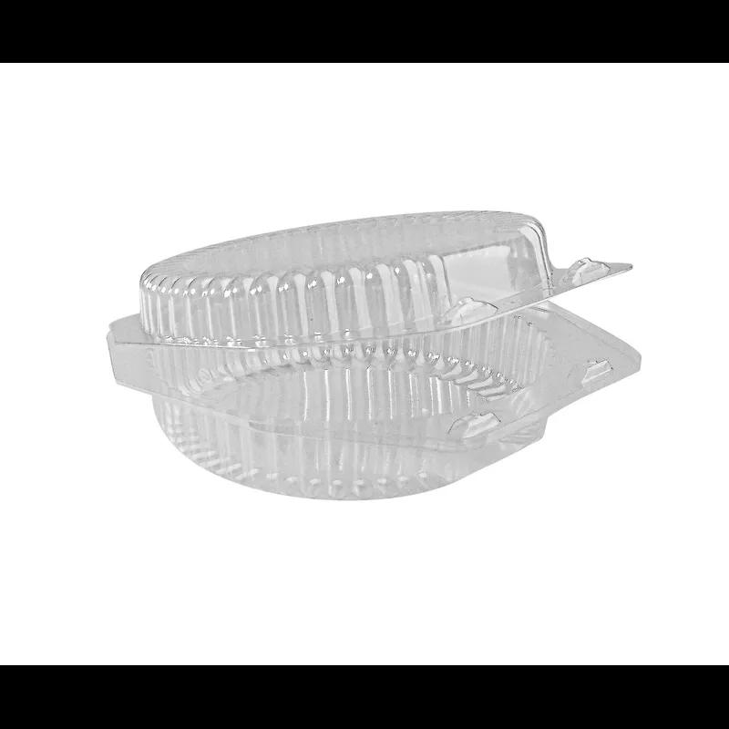 Take-Out Container Hinged Small (SM) PET Clear Round 300/Case