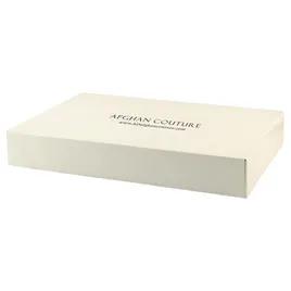 Apparel Box 17X11X2.5 IN White Clay-Coated Paperboard Pop-Up Gloss 50/Case