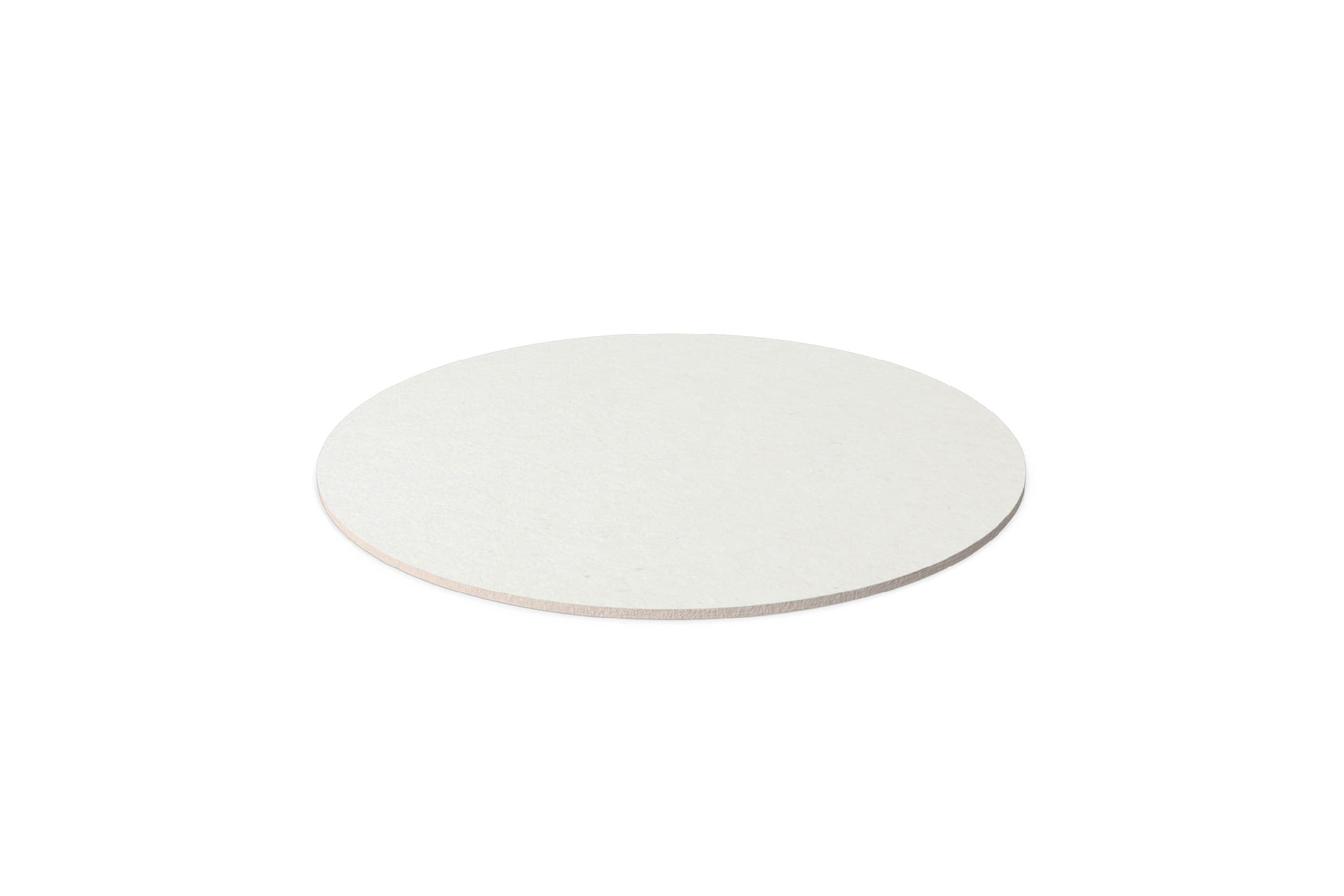 Drink Coaster 4 IN White Round Lightweight 40PT 1000/Case