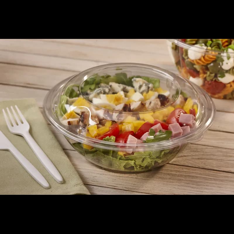 On-The-Go Lid Dome 8 IN PET Clear Round For Bowl 240/Case