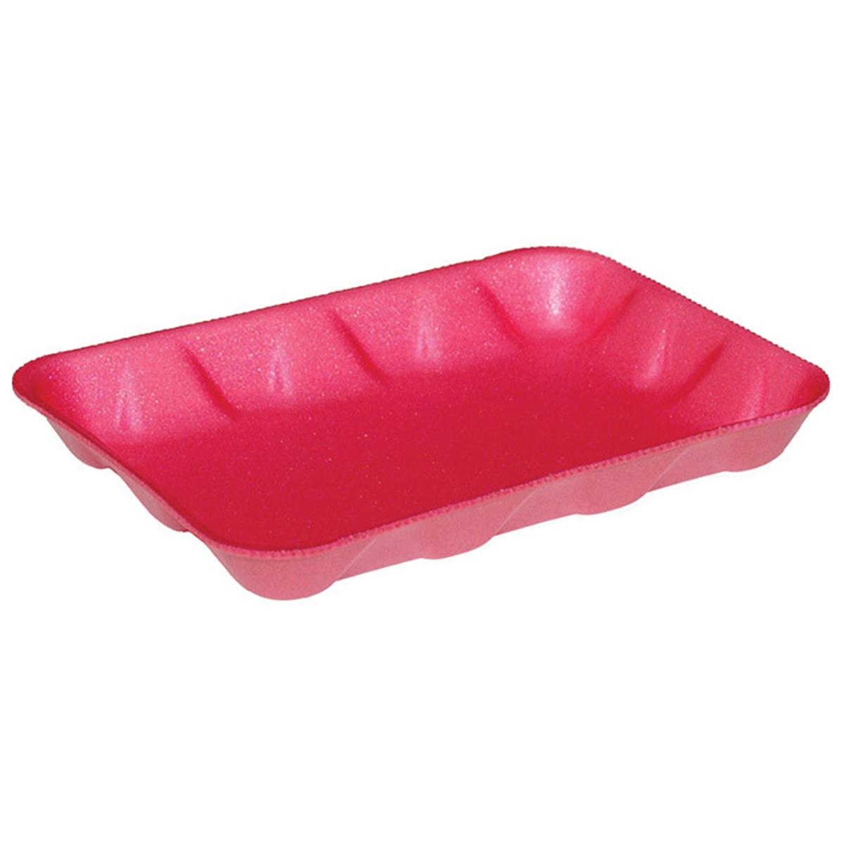 2 Supermarket Tray 8.4X5.9X1.2 IN Polystyrene Foam Rose 500/Case