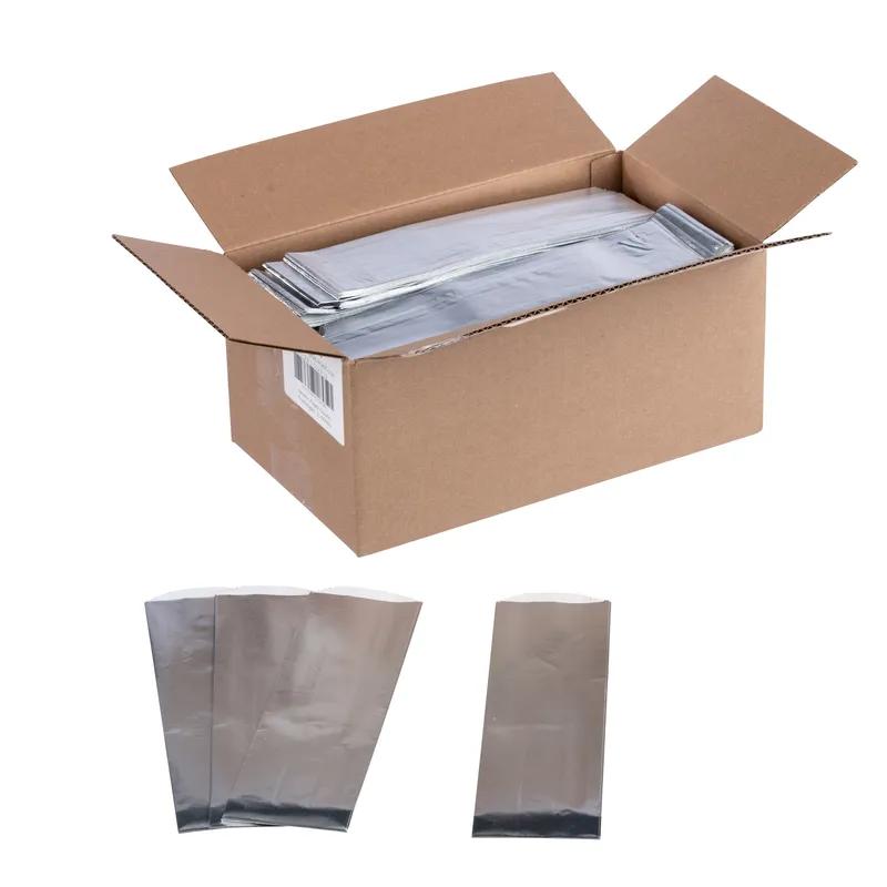 Hot Dog Bag 3.5X1.5X12 IN Foil-Lined Paper Plain 1000/Case