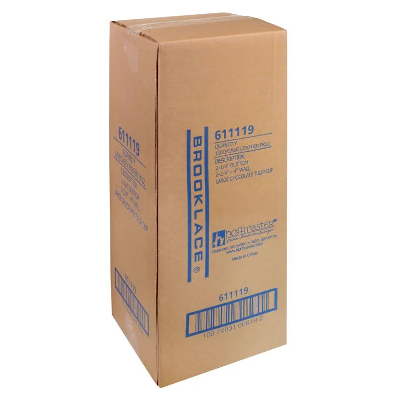 Baking Cup Large (LG) Chocolate Petal & Tulip 1000/Case