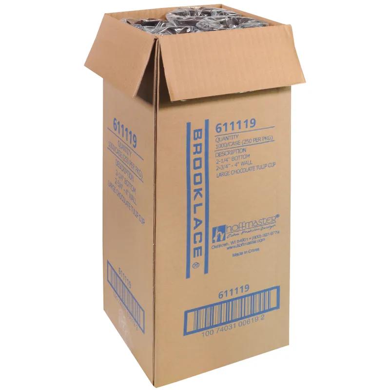 Baking Cup Large (LG) Chocolate Petal & Tulip 1000/Case