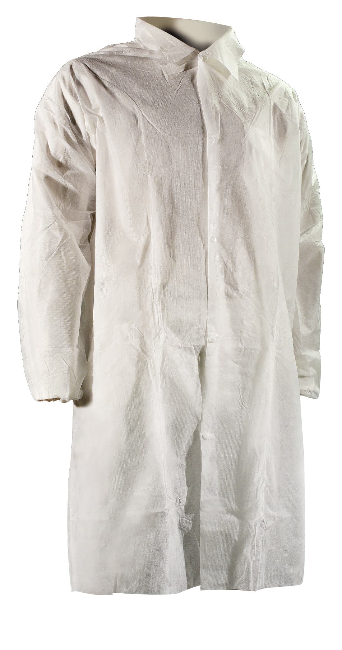 Lab Coat XL White Spunbond Polypropylene 25/Case