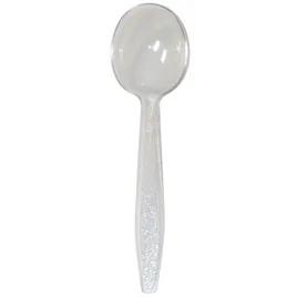 Soup Spoon Clear Heavyweight Textured Handle 1000/Case