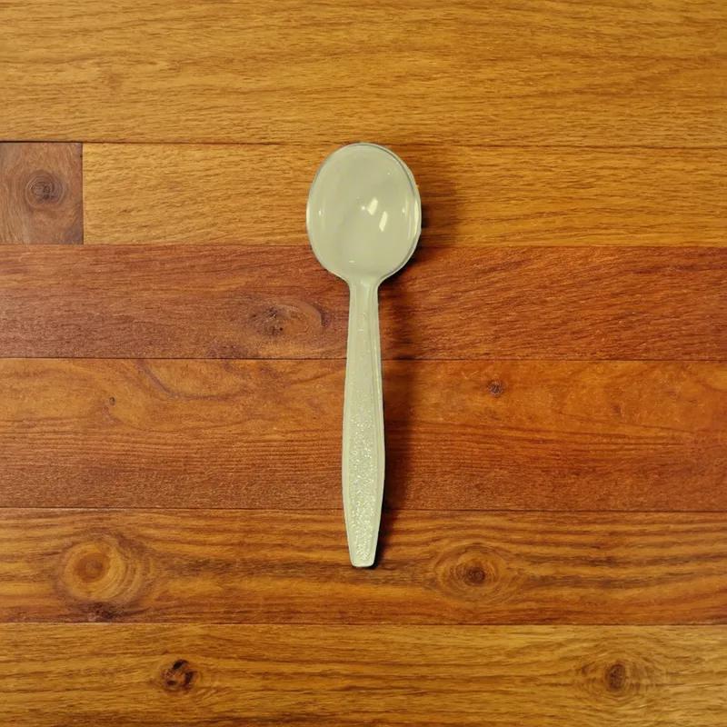 Soup Spoon Clear Heavyweight Textured Handle 1000/Case