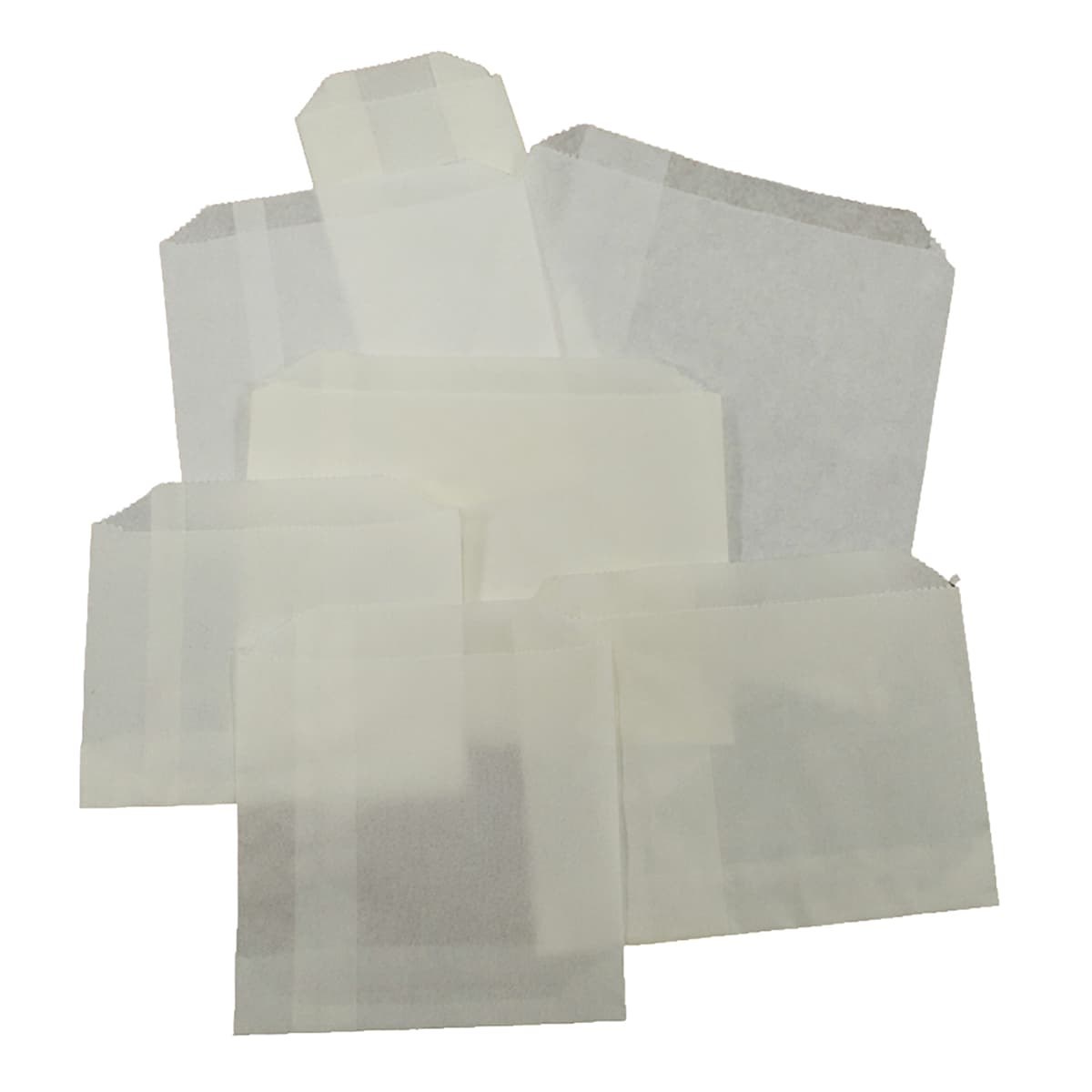 Bag 4.5X4.5 IN #6 White Grease Resistant 2000/Case