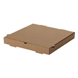 Pizza Box 10X10X1.63 IN Corrugated Cardboard Kraft/Kraft Plain B-Flute 50/Bundle