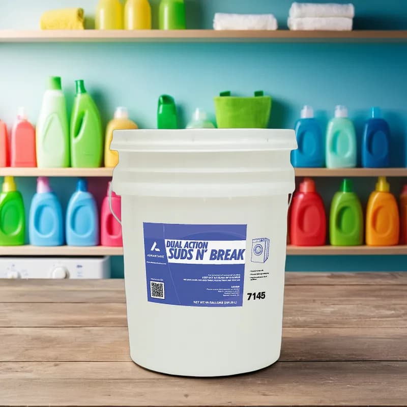 Dual Action Suds N' Break Laundry Detergent & Builder 5 GAL Liquid Premium 1/Case