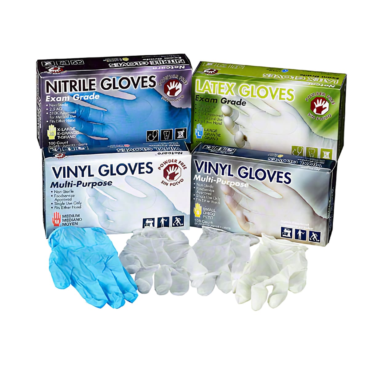 Gloves Small (SM) Vinyl Powder-Free 100/Box