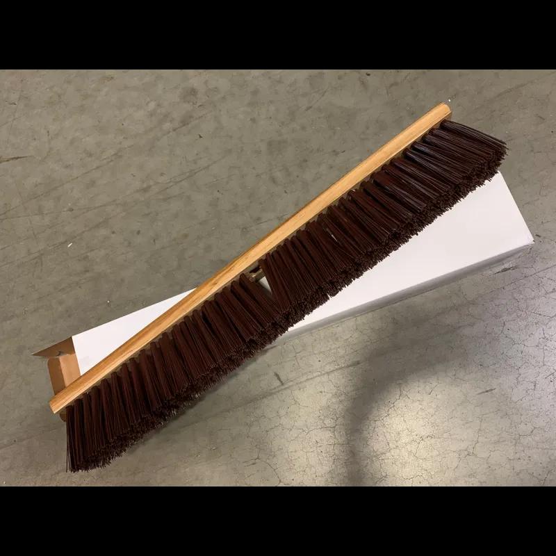 Multi-Purpose Broom Red PP With 24IN Head 1/Each